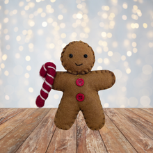 Load image into Gallery viewer, Festive Gingerbread Decorations (3)