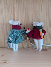 Load image into Gallery viewer, Musician Mice Hanging Decoration - Assorted (2)