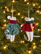 Load image into Gallery viewer, Gardening Mice Hanging Decoration - Assorted (2)