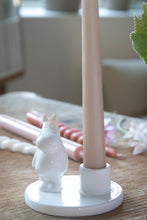 Load image into Gallery viewer, Ceramic Moomintroll Candle Holder – Official Moomin Home Decor