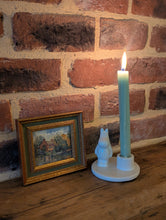 Load image into Gallery viewer, Ceramic Moomintroll Candle Holder – Official Moomin Home Decor