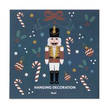 Load image into Gallery viewer, Gold Nutcracker Hanging Christmas Decoration