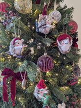 Load image into Gallery viewer, Festive Hedgehogs Hanging Decoration - Assorted (4 in total)