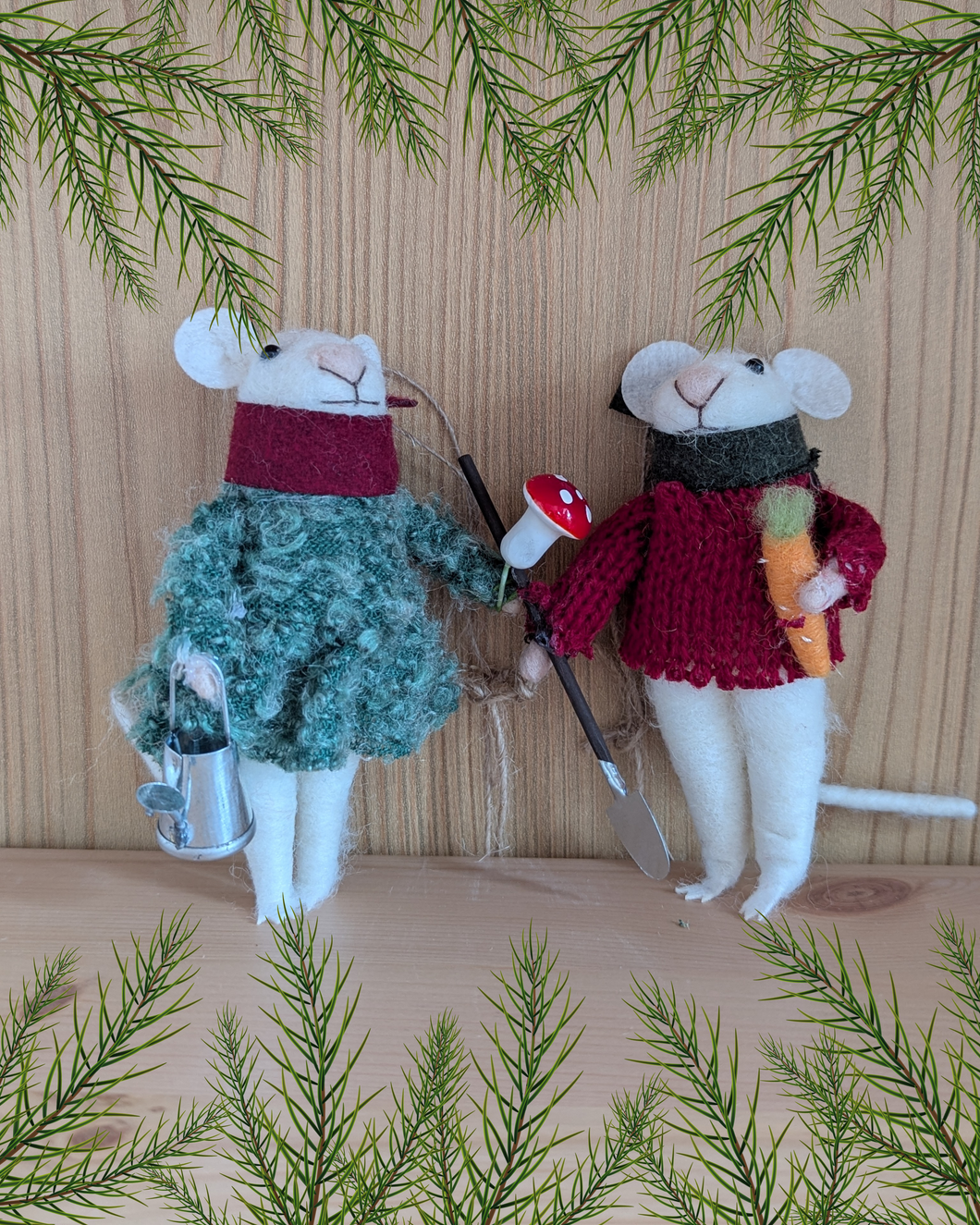 Musician Mice Hanging Decoration - Assorted (2)