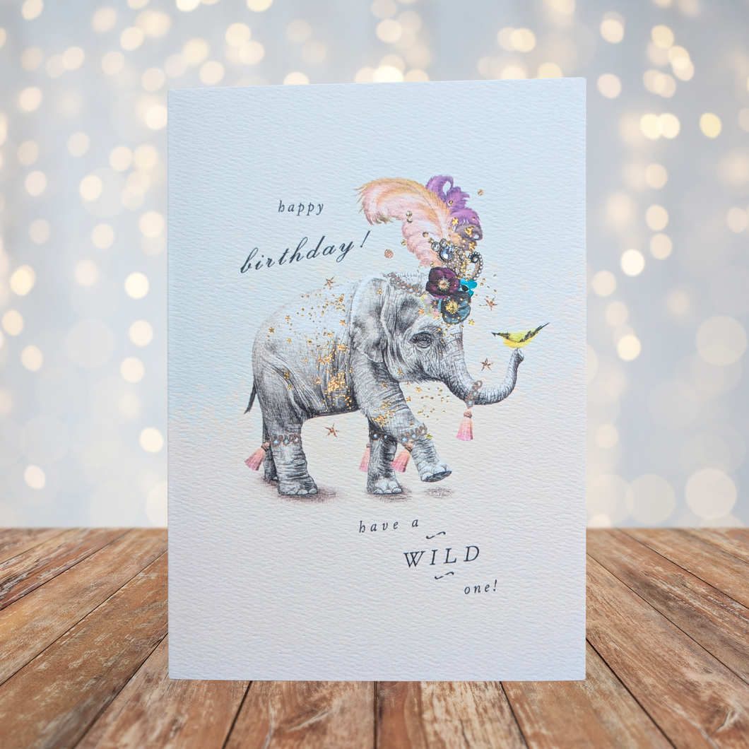 Stephanie Davies - Elephant Birthday Card