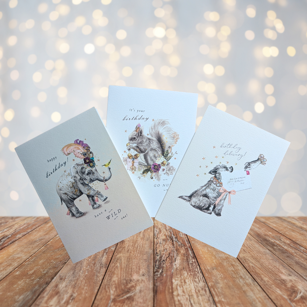 Stephanie Davies - Animal bundle (3 cards)