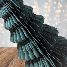 Load image into Gallery viewer, Forest Green Honeycomb Tree Paper Decoration
