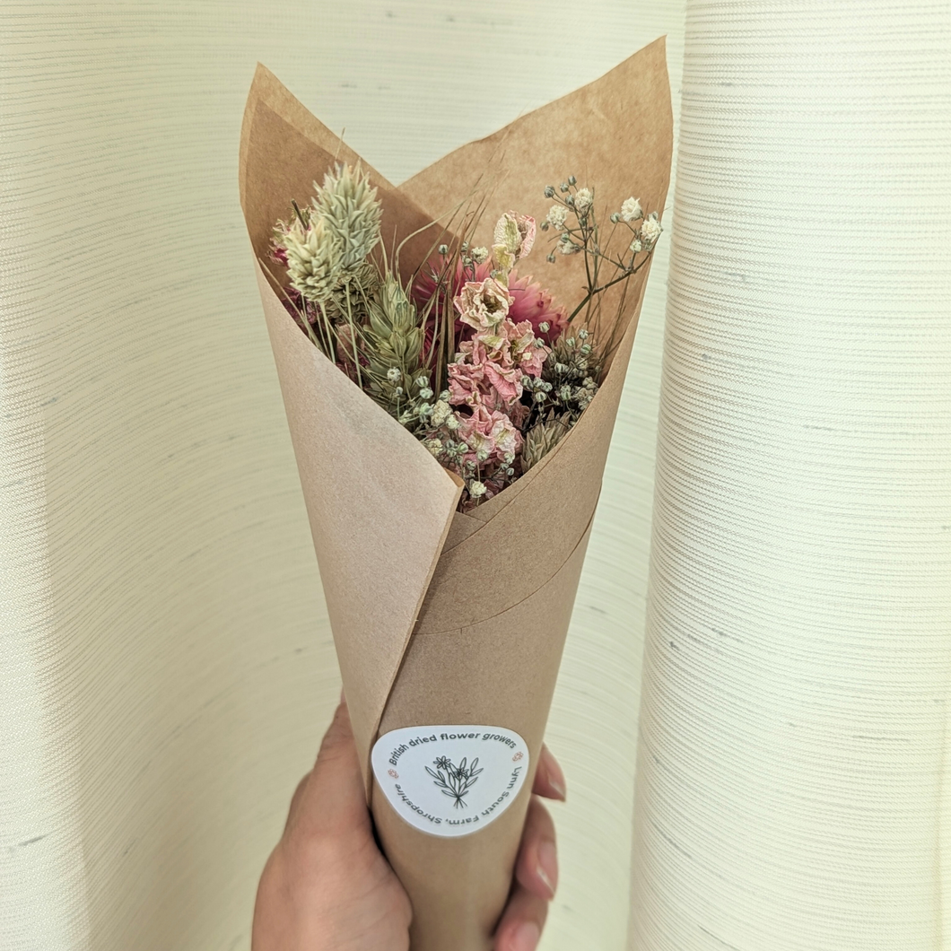 Pink Mini Dried Bouquet