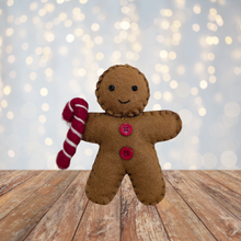 Load image into Gallery viewer, Festive Gingerbread Decorations (3)
