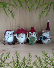 Load image into Gallery viewer, Festive Hedgehogs Hanging Decoration - Assorted (4 in total)
