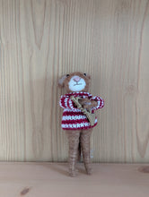 Load image into Gallery viewer, Mouse with Trumpet Hanging Christmas Decoration
