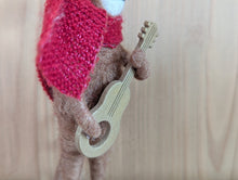 Load image into Gallery viewer, Mouse with Guitar Hanging Christmas Decoratio
