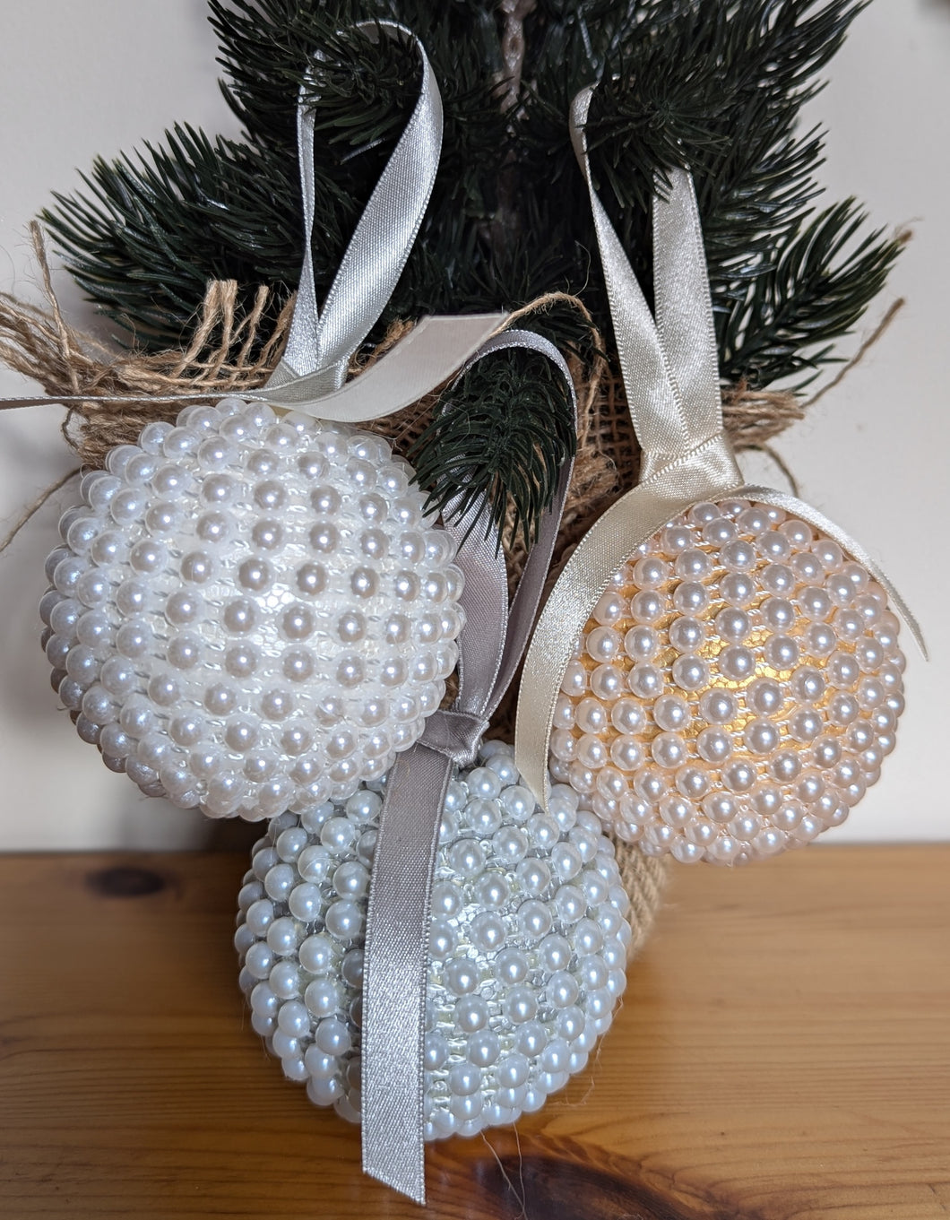 Set of 3 different Baubles