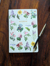 Load image into Gallery viewer, Vintage Flowers A5 Notebook | Floral Softcover Journal for Writing &amp; Sketching
