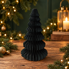 Load image into Gallery viewer, Forest Green Honeycomb Tree Paper Decoration
