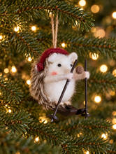 Load image into Gallery viewer, Festive Hedgehogs Hanging Decoration - Assorted (4 in total)
