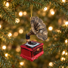 Load image into Gallery viewer, Gramophone Shaped Bauble
