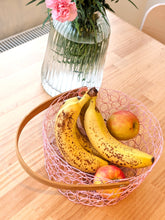 Load image into Gallery viewer, Bright Pink Iron Basket
