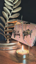 Load and play video in Gallery viewer, Gold Horse Tealight Spinner
