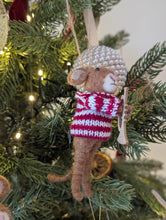 Load image into Gallery viewer, Musician Mice Trio Hanging Christmas Decorations (3)
