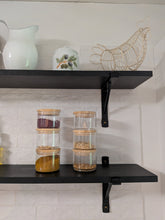 Load image into Gallery viewer, Stacking Glass Storage Jars - Set of 3
