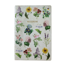 Load image into Gallery viewer, Vintage Flowers A5 Notebook | Floral Softcover Journal for Writing &amp; Sketching
